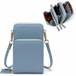 MaseiKar Small Crossbody Cell Phone Bag for Women, Mini Over Shoulder Handbag Purse with Credit Card Slots - 1 of 4