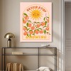 Art Remedy Sun Peaches Bees Never Stop Retro Summer Drinks Art Prints Unframed - 2 of 4