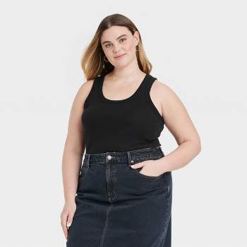 J.Crew Womens 00 Black Velvet Tank Top Scoop Neck NEW - $29 New With Tags -  From Gwen