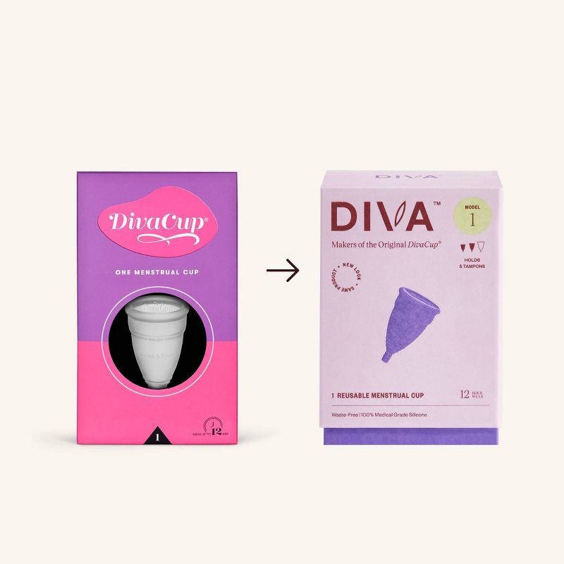 DivaCup Model 1 Reusable Menstrual Cup, 6 of 11
