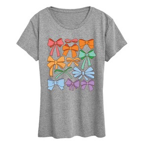 Women's - Instant Message - Pride Coquette Bows Short Sleeve Graphic T-Shirt - 1 of 4