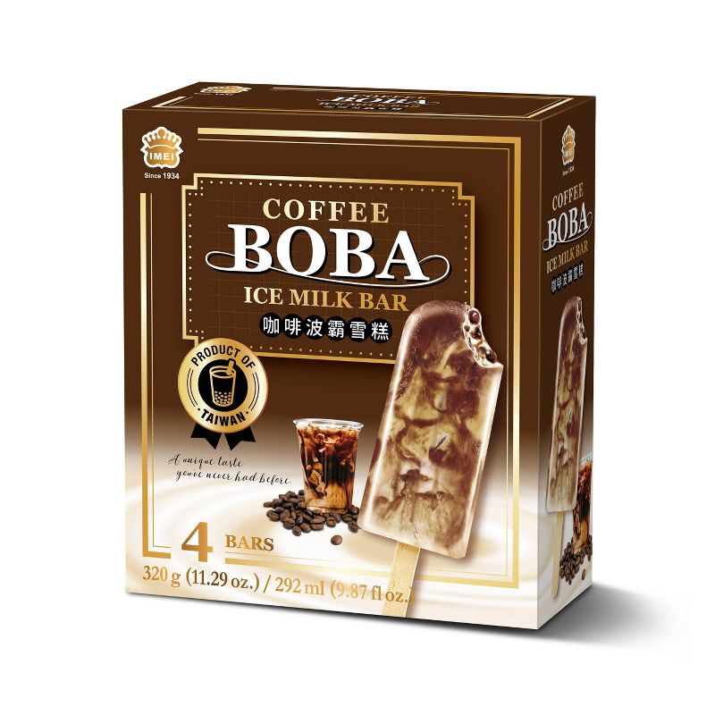 I MEI Boba Ice Bar Frozen Coffee Ice Milk Bar - 11.29oz/4ct, 1 of 8