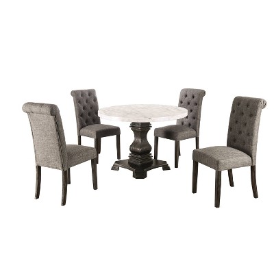 Marble Kitchen Table Chairs Target, Riversedge 5 Piece Belmont Dining Room Collection