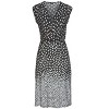 Women's Polka Dot V-Neck Dress - LASCANA - 4 of 4