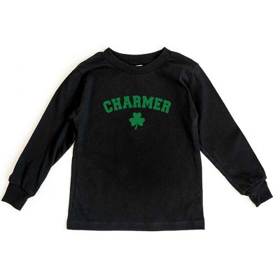 The Juniper Shop Charmer Clover Youth Long Sleeve Tee