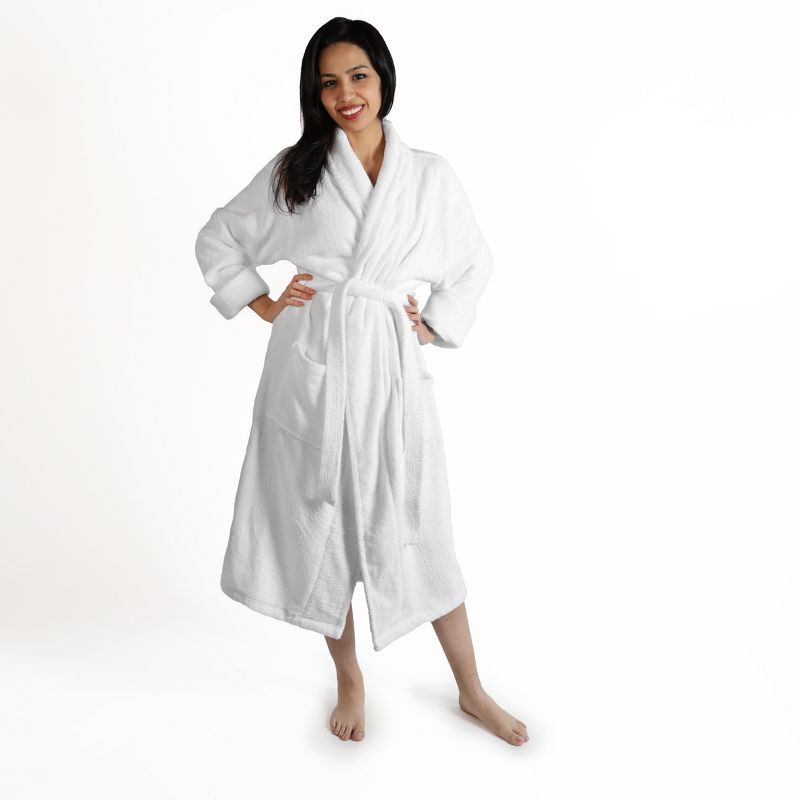 Women's Ultra-Absorbent Cotton Bathrobe by Blue Nile Mills, 1 of 11