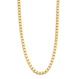 Giorgio Di Vicenza 14K Gold Over Sterling Silver 3.65mm Box Chain Necklace - 1 of 2
