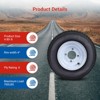 4.80x8 480-8 Tires for travel/camper/landscape/Cargo/Utility/Boat/Horse/Farm/Lawn, 4 Lug on 4'', Load Range C, 6PR - 4 of 4