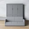 Mshliw Murphy Bed with Cushion - Space Saving Wall Bed, 600 LBS Capacity, Easy Folding Design for Small Apartments - 2 of 4