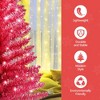 NAYSAYE Christmas Tree Stand 4FT Red Tree 122 Tips with Metal Stand for Christmas Decorations, Red, 25"*48"*2.42" - 3 of 4