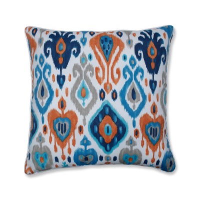25" Paso Outdoor Floor Pillow Azure Blue - Pillow Perfect