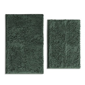BAGOKIE 2 Piece Non-Slip Bathroom Rugs Mats Set(17"x24"+20"x32") - 1 of 4