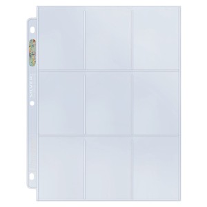 Ultra PRO Silver Series 9-Pocket Pages (100ct) for Standard Size Cards - 1 of 1
