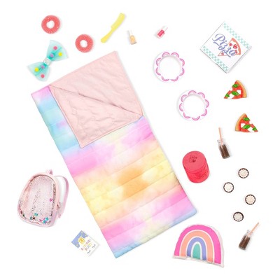 Glitter Girls Sleepover Party Accessory Set for 14" Dolls