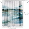 Americanflat 71x74 Abstract Shower Curtain - 100% Polyester Shower Curtain - Water-Resistant Bath Curtain with Metal Grommets - 2 of 4