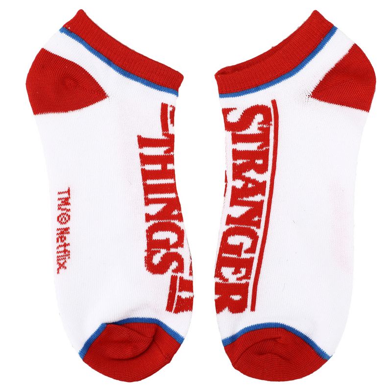 Stranger Things Logos Casual Ankle Socks for Men 5-Pack, 2 of 7
