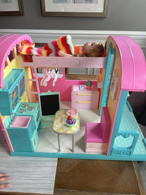 Glitter Girls Caravan Home Dollhouse & Furniture Playset For 14 Dolls :  Target