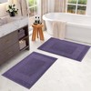 Modern Absorbent Bath Mat (Set of 2), 22" x 35" by Blue Nile Mills - 2 of 4