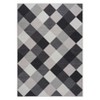 Machine Washable Plaid Checkered Design,Indoor Runners Carpet for Hallway, Entryway Indoor,Entry Laundry - 3 of 4