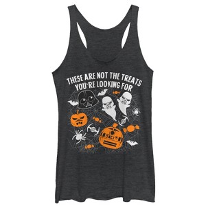 Women's Star Wars Halloween Not the Treats Racerback Tank Top - 1 of 3