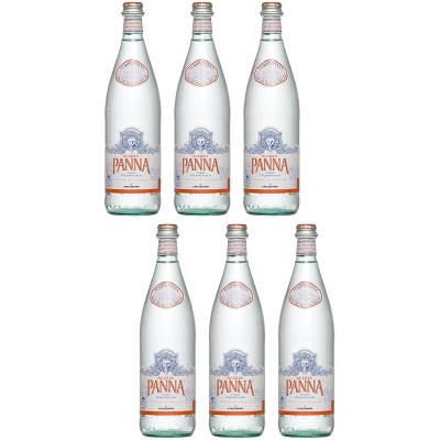 Acqua Panna Natural Spring Water 25.36 Fluid Ounce (75Cl) Glass Bottles (Pack of 6)