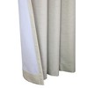 Thermaplus Ventura Blackout Grommet Curtain Panel Pair Frame Your Windows with Subtle Slub Textured Motif Each 78" x 84" Natural - 4 of 4