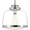 Progress Lighting, Judson Collection, 1-Light Pendant, Antique Bronze, Schoolhouse Globe Shade - 3 of 4
