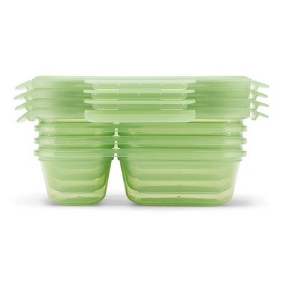 Ello 8pc Snap and Nest Snack Divided Food Storage Containers
