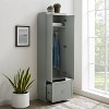 Harper Convertible Pantry Closet Gray - Crosley: Freestanding 74"H Storage, Broom Cabinet with Drawer - 3 of 4