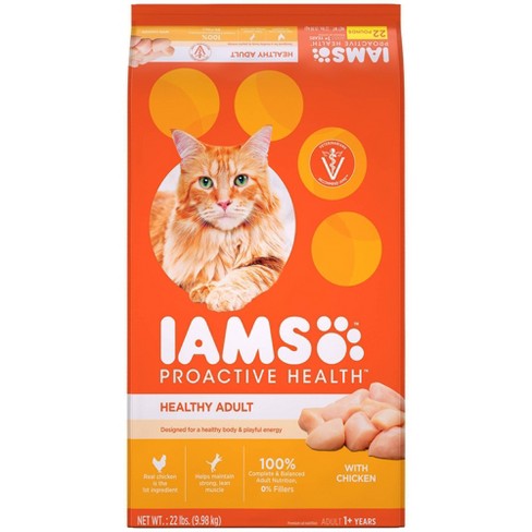 IAMS Proactive Health Healthy Adult Original Dry Cat Food 22lbs : Target