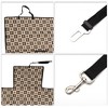 Unique Bargains Grids Prints Pet Car Seat Cover Brown 1 Pc - 3 of 4