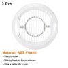 Unique Bargains ABS Plastic Adjustable Round with Screen Office Air Vent Cover 2 Pcs - 3 of 4
