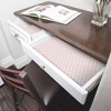 Smart Design Set of 6 12"x10ft Bonded Grip Shelf Liner Chantilly Blush: Non-Adhesive Drawer & Closet Shelf Liners - 3 of 4
