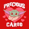 Girl's Star Wars The Mandalorian Valentine's Day The Child Precious Cargo T-Shirt - 2 of 4