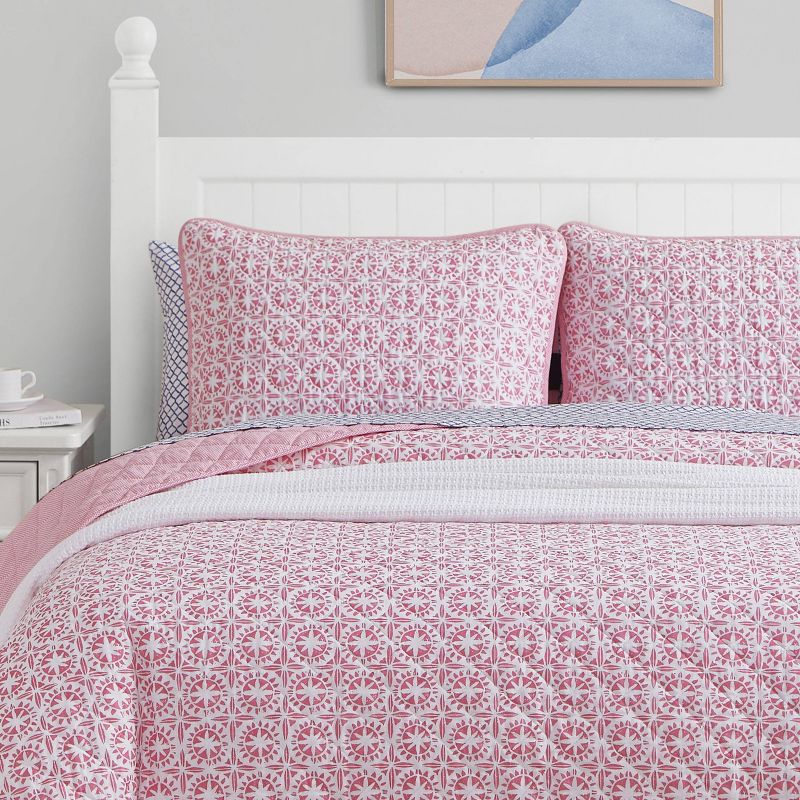 Due South Cotton Quilt Set Pink - Scout Home, 3 of 12