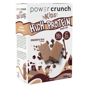 Power Crunch Kids' Protein Snack Bars - Chocolate Lava - 1.13oz/5ct - 1 of 4