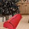 Simple Living Solutions Quilted Rolling Artificial Christmas Tree Storage Bag For Trees Up to 9ft - image 3 of 3