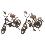 Vintage Reflections Iron Off-Road Model Bicycles (11") 2ct - Olivia & May