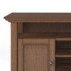 54" Wood TV Media Stand with Two Side Doors, Adjustable Shelves and Cord Management for Living Room and Bedroom - 2 of 4