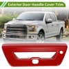 Unique Bargains Trim Tailgate Door Handle Cover for Ford F150 2015-2020 Red ABS 1 Pc - 2 of 4