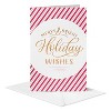 10ct Merry and Bright Blank Christmas Cards: Carlton Cards Holiday Pack, Multicolored Typography, Vertical Fold, 7.25"x4.75" - image 2 of 4