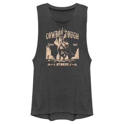 Juniors Womens Professional Bull Riders Cowboy Tough Festival Muscle ...