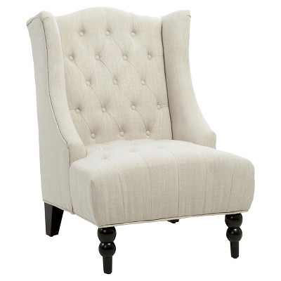 Cheryiie Faux Fur Accent Chair White - Christopher Knight Home