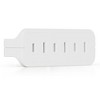 ELEGRP 3 Outlet Tap Polarized Swivel Wall Outlet Extender, 180 Degree Electrical Plug Adapter, 2-Prong to 2-prong Adapter Converters, White 3PC - 2 of 4