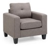 Passion Furniture Newbury Removable Cushions Accent Chair - 2 of 4
