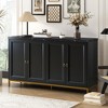 Bella Depot 59.3''W Modern Sideboard with Metal Handles and Support Legs - 3 of 4