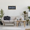 Stupell Industries Navy Blue Homestead Phrase, 25" x 11" - 2 of 4