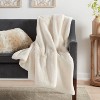 Faux Rabbit Fur Throw Blanket - Threshold™ - image 2 of 4
