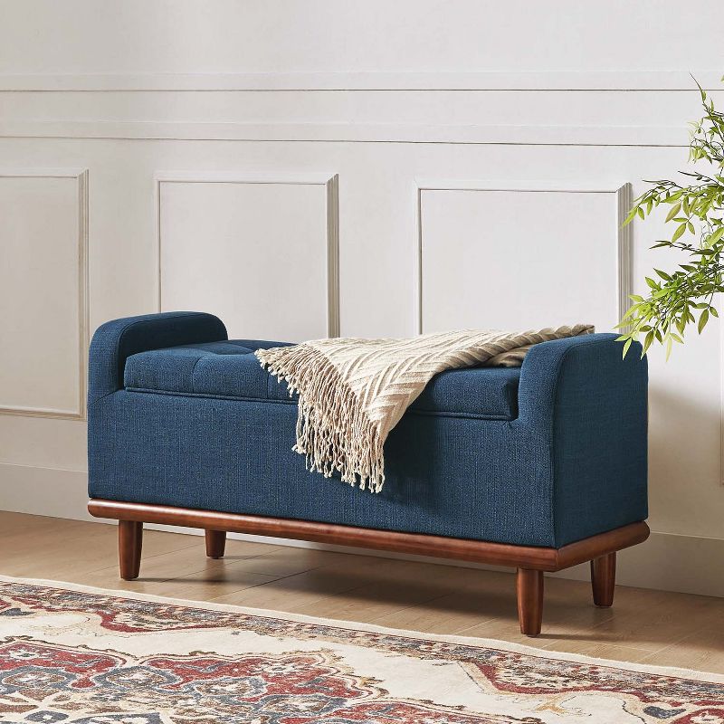 Edgaro Upholstered Storage Bench for Bedroom| ARTFUL LIVING DESIGN, 1 of 12
