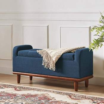 Edgaro Upholstered Storage Bench for Bedroom| ARTFUL LIVING DESIGN